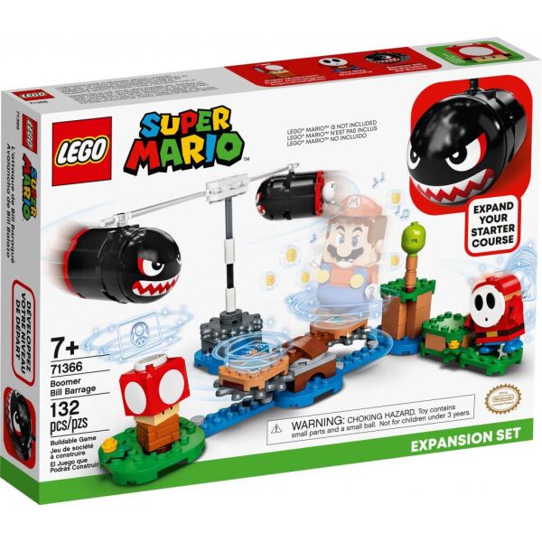 

Конструктор LEGO Super Mario Огневой налёт Билла-банзай дополнительный набор (71366)