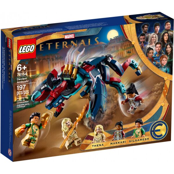 

Конструктор LEGO Super Heroes Marvel Засада Девиантов 197 деталей (76154)