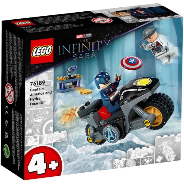 

Конструктор LEGO Super Heroes Битва Капитана Америка с Гидрой 49 деталей (76189)