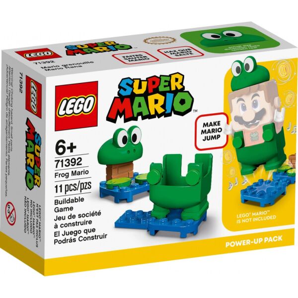 

Конструктор LEGO Super Mario Набор усилений Марио-лягушка 11 деталей (71392)