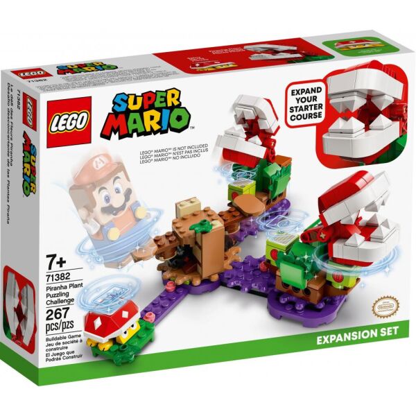

Конструктор LEGO Super Mario Головоломка с растением-пираньей. Дополнительный (71382)