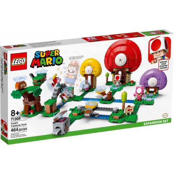 

Конструктор LEGO Super Mario Погоня за сокровищами Тоада дополнительный набор (71368)
