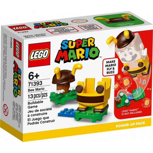 

Конструктор LEGO Super Mario Набор усилений Марио-пчела 13 деталей (71393)