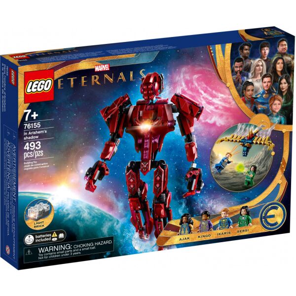 

Конструктор LEGO Super Heroes Marvel Вечные перед лицом Аришема 493 детали (76155)