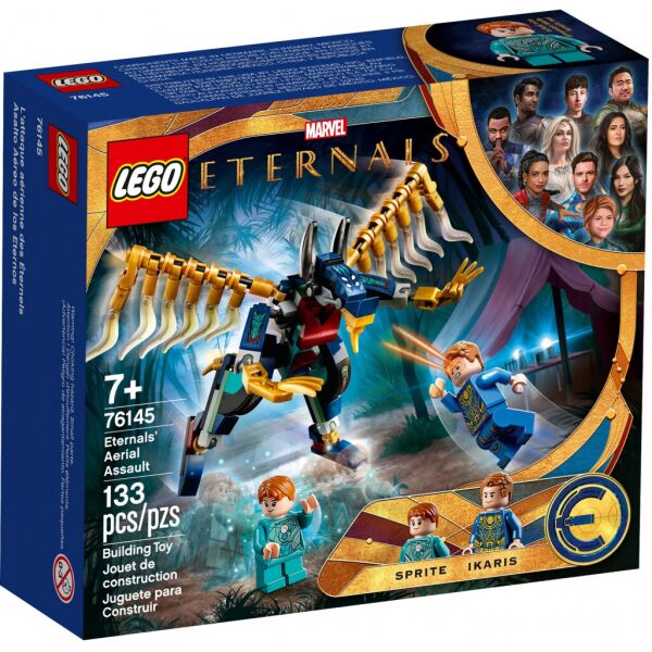 

Конструктор LEGO Super Heroes Marvel Воздушное нападение Вечных 133 детали (76145)
