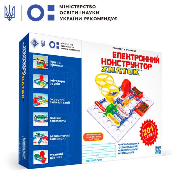 

Конструктор Знаток (201 схема) (70831)