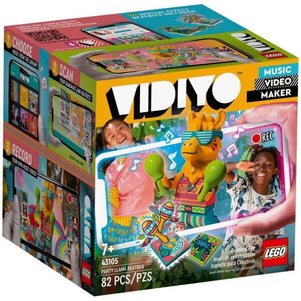 

Конструктор LEGO VIDIYO Party Llama BeatBox Битбокс Лама тусовщица 82 детали (43105)