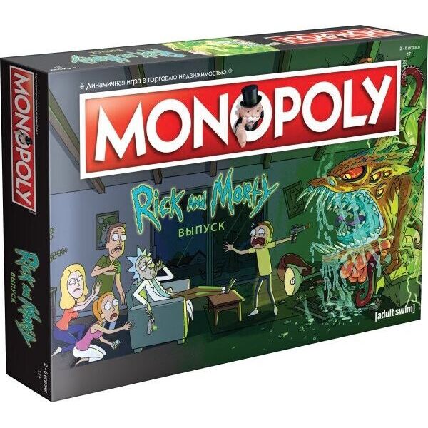 

Настольная игра Hobby World Монополия. Рик и Морти 18+ (503386)