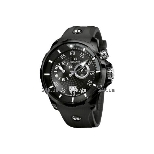 

Мужские часы Seculus 4505.3.422 black-grey, ipb, black silicon