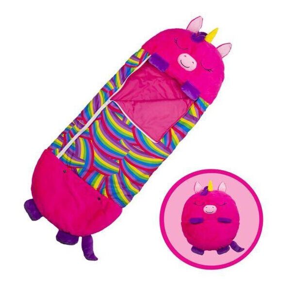 

Спальный детский мешок SLEEPING BAG baby bag Happy nappers спальник для сна Единорожка Розовый