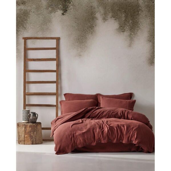 

Постельное белье Buldans - Agora burnt bordo бордовый евро