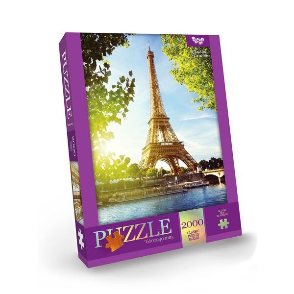 

Пазлы Эйфелевая башня Париж Danko Toys 2000 деталей Разноцветный 4823102808338