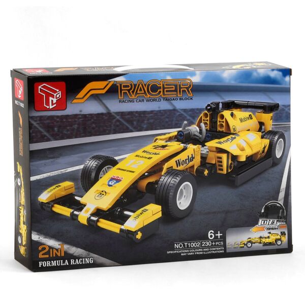 

Конструктор Болид инерция Kimi 230 деталей Черно-желтый 6983666260022