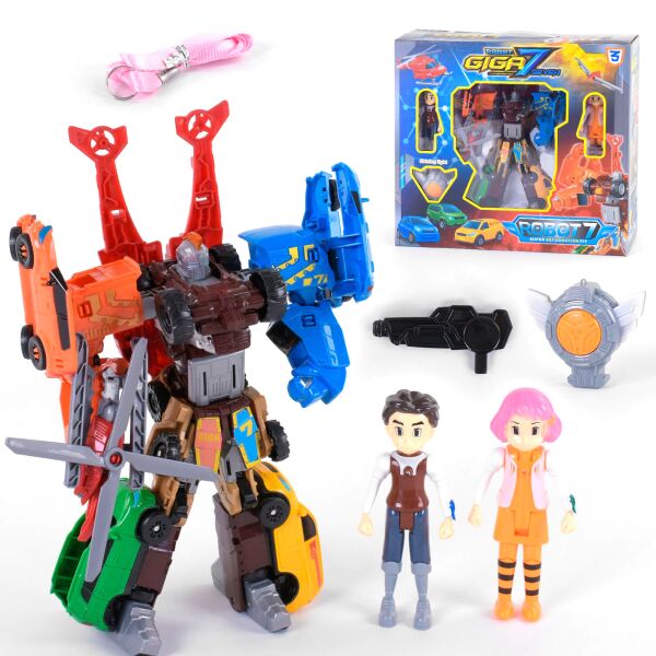 Набор трансформеров Kimi со световым и звуковым эффектом Разноцветный 6974969211194