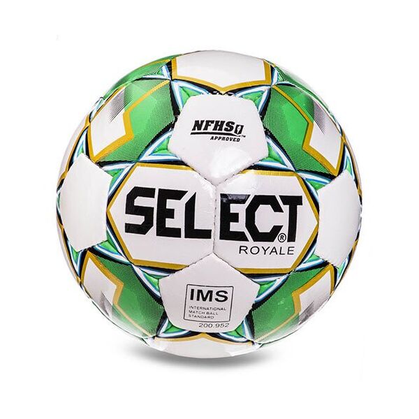 

Мяч футбольный Select Royale-IMS FB-2982 №5 Бело-зеленый (57508132)