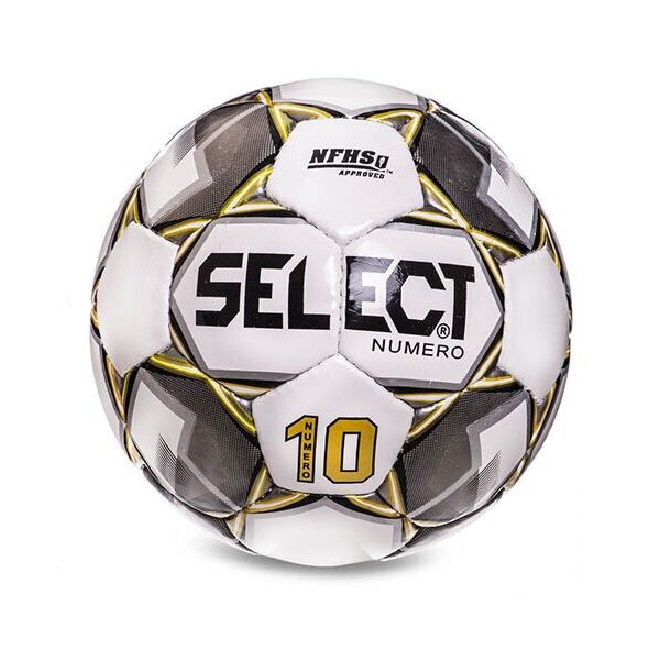 

Мяч футбольный Select ST Numero 10-IMS FB-2983 №5 Бело-серый (57508133)