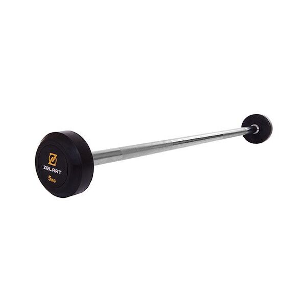 

Штанга фиксированная прямая Rubber Coated Barbell TA-2685 5кг Черный (58363066)