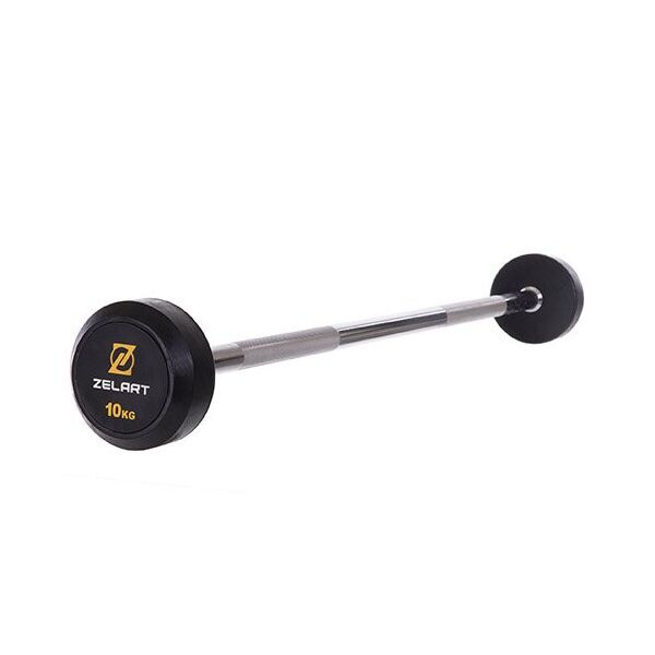 

Штанга фиксированная прямая Rubber Coated Barbell TA-2685 10кг Черный (58363066)