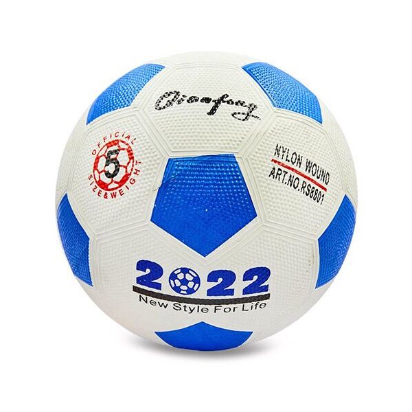 

Мяч резиновый Футбольный 2022 RS8801 Бело-синий (59508068)