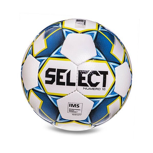 

Мяч футбольный Select Numero 10 IMS №5 Бело-синий (57508046)