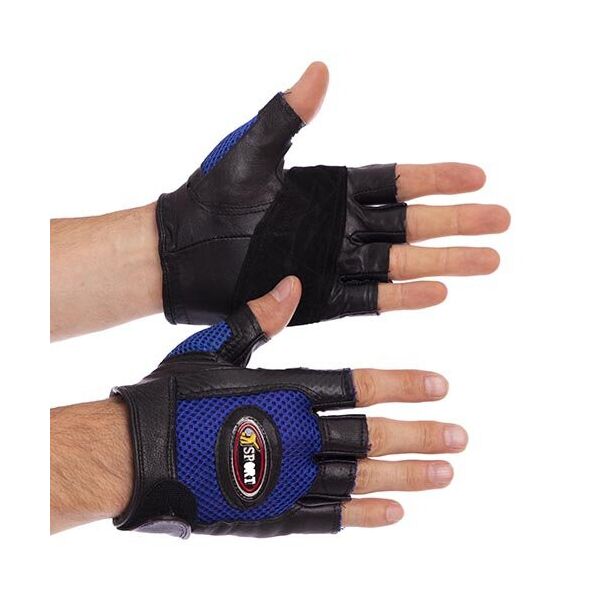 

Перчатки для кроссфита и воркаута Sport BC-121 L Черно-синий (07429058)