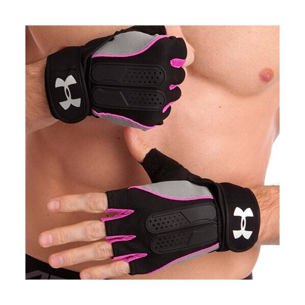 

Перчатки Перчатки атлетические Under Armour BC-2682 XL Черно-розовый (07429006)