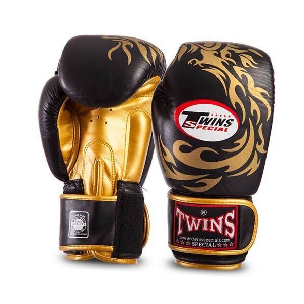 

Оборудование, экипировка для бокса и единоборств Перчатки боксерские Twins Dragon 16oz Черно-золотой (37429418)