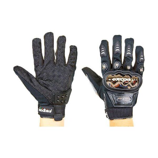

Перчатки Мотоперчатки Madbike MAD-01S L Черно-серый (07429096)