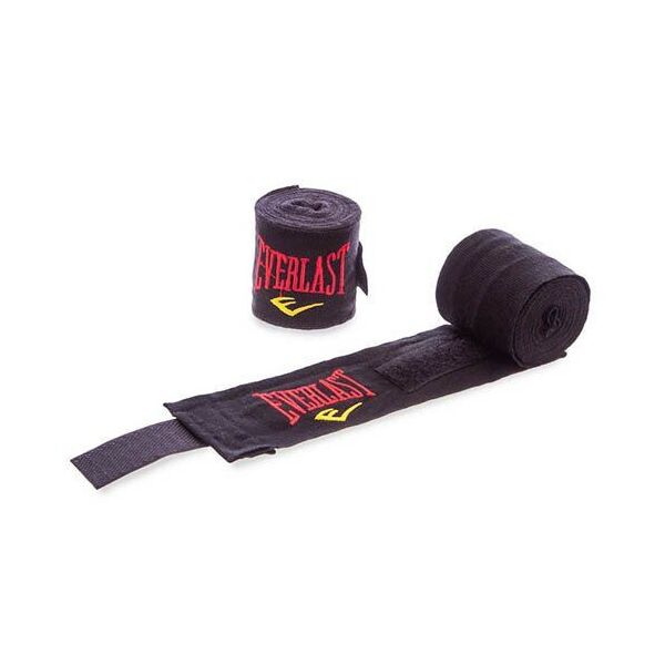 

Оборудование, экипировка для бокса и единоборств Бинты боксерские Everlast BO-3729 4м Черный (37429158)