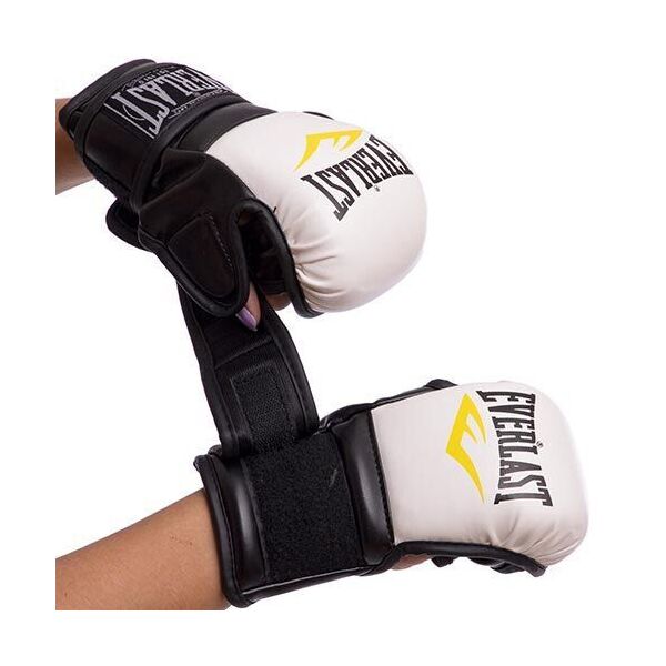 

Оборудование, экипировка для бокса и единоборств Перчатки гибридные для единоборств ММА Everlast BO-4612 XL Бело-черный (37429136)