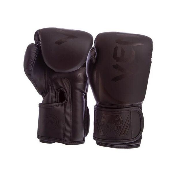 Оборудование, экипировка для бокса и единоборств Перчатки боксерские Venum BO-8352 12oz Черный (37429443)