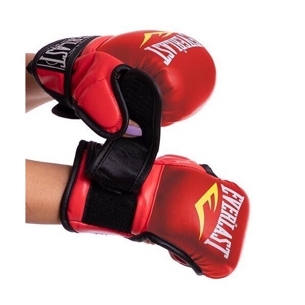 

Оборудование, экипировка для бокса и единоборств Перчатки гибридные для единоборств ММА Everlast BO-4612 XL Красный (37429136)