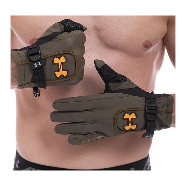 

Перчатки Перчатки спортивные теплые Under Armour BC-1624 M Оливковый (07429050)