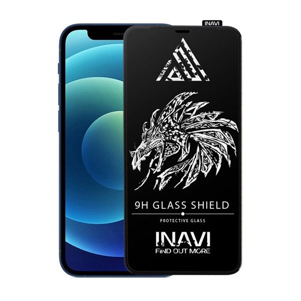 

Защитное стекло для iPhone 12 mini Inavi чёрное