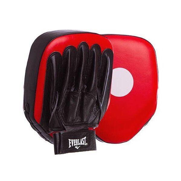 

Оборудование, экипировка для бокса и единоборств Лапа прямая Everlast ME-0115 Черно-красный (37429347)