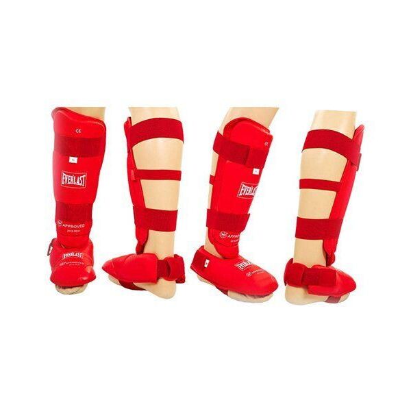

Оборудование, экипировка для бокса и единоборств Защита голени с футами ELS BO-3958 S Красный (37429050)