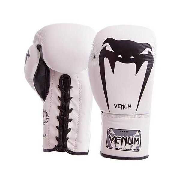 

Оборудование, экипировка для бокса и единоборств Перчатки боксерские Venum Giant VL-5786 12oz Белый (37429442)