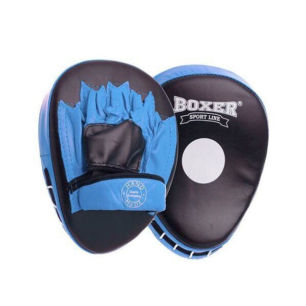 

Оборудование, экипировка для бокса и единоборств Лапа изогнутая Boxer 2010 Черно-синий (37429339)