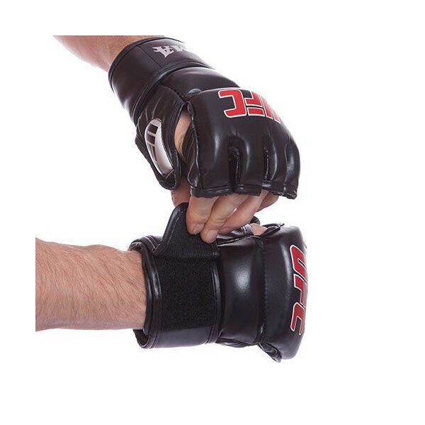 

Перчатки для смешанных единоборств MMA BO-0397 XS Черный (37508012)