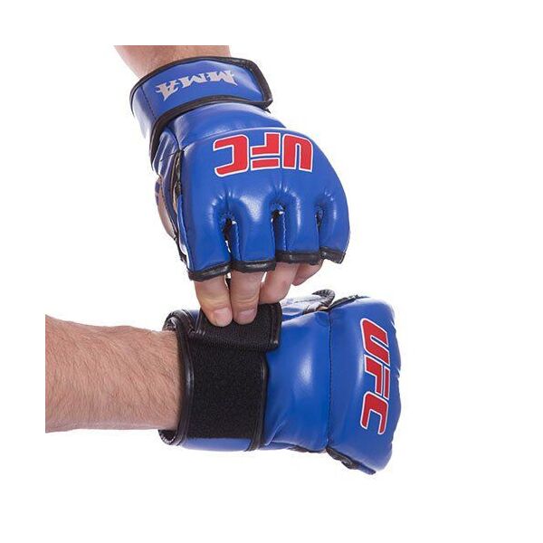 

Перчатки для смешанных единоборств MMA BO-0397 L Синий (37508012)