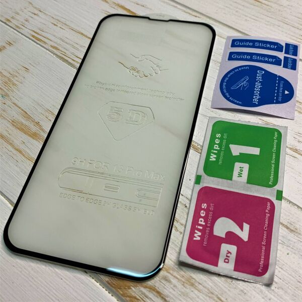 

Защитное стекло для iPhone 13 Pro Max 5D Strong чёрное