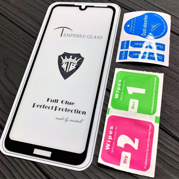 

Защитное стекло для Honor 8A Prime FullGlue чёрное