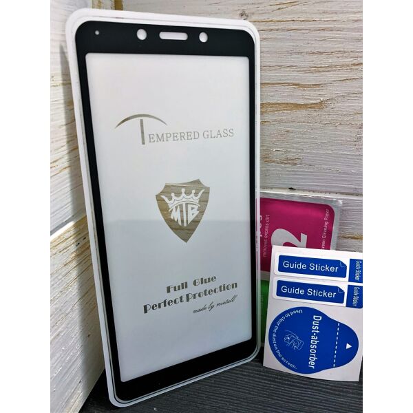 

Защитное стекло для Xiaomi Redmi 6 FullGlue чёрное