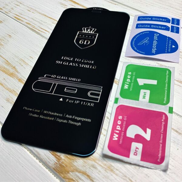 

Защитное стекло для iPhone 11 6D чёрное