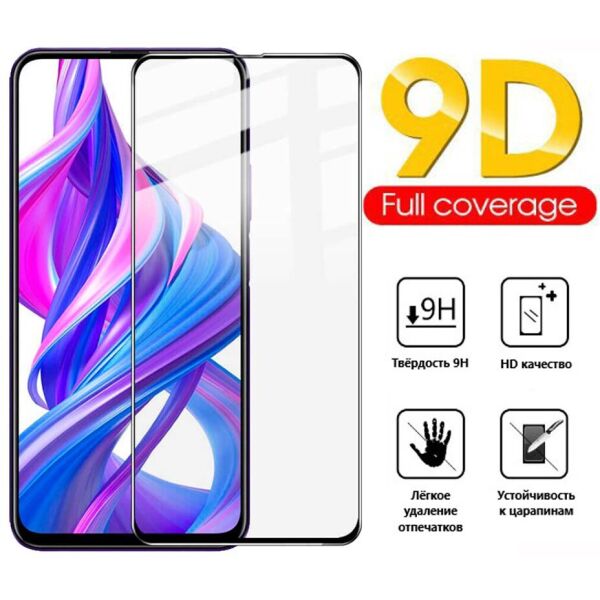 

Защитное стекло для Huawei P Smart Pro 9D чёрное