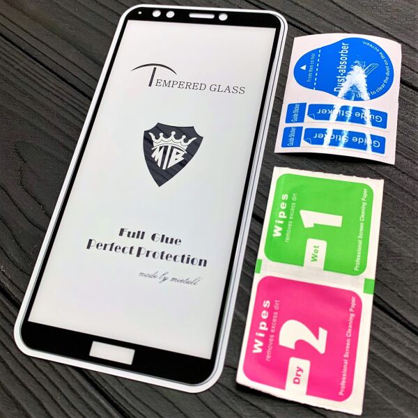 

Защитное стекло для Honor 7C Pro FullGlue чёрное