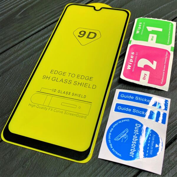 

Защитное стекло для Samsung M21 (2021) (M215G) 9D чёрное