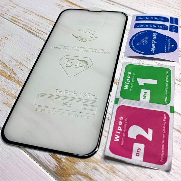

Защитное стекло для iPhone 13 5D Strong чёрное