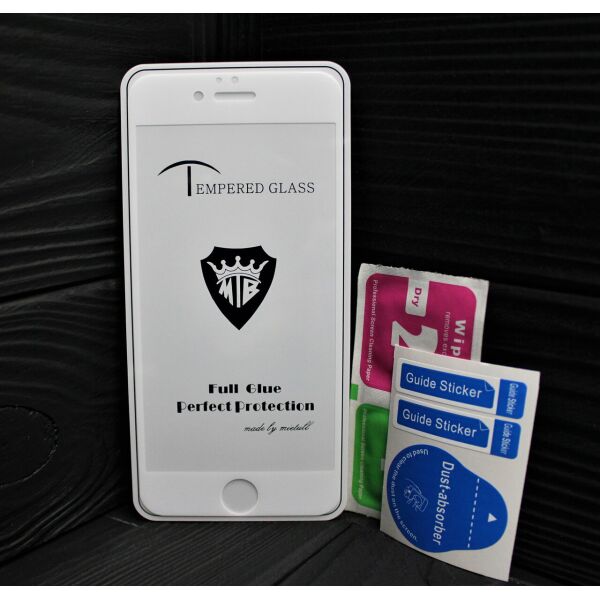 

Защитное стекло для iPhone 6 6s FullGlue белое