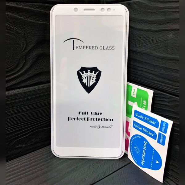 

Защитное стекло для Xiaomi Redmi Note 5 Pro FullGlue белое